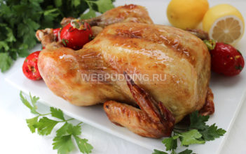 Запеченная курица в рукаве